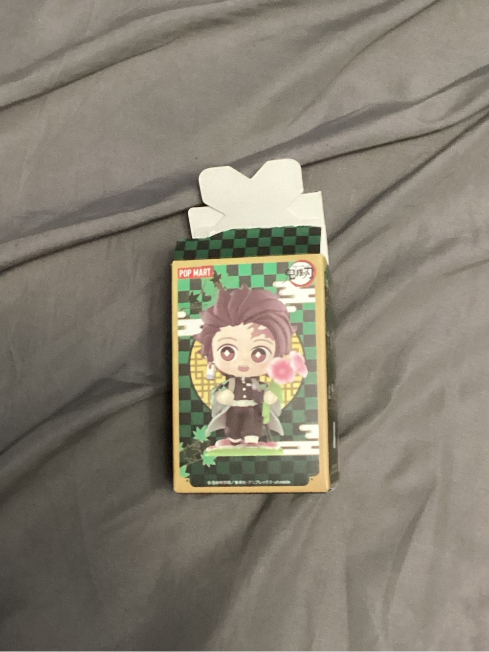 Pop Mart Tanjiro Mini Figure – Green Checkerboard Box